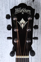 Washburn HD100SWK Heritage Series Acoustic Guitar Natural with Hardshell Case