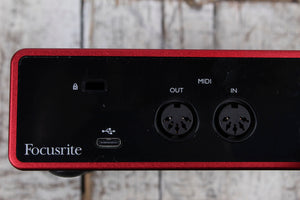 Focusrite Scarlett 4i4 3rd Generation USB Audio Recording Interface w Software
