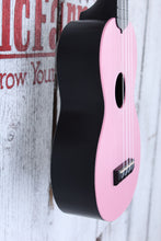 Load image into Gallery viewer, Kala Soprano Waterman Ukulele Soft Pink Matte Uke KA-SWB-PK with Tote Bag