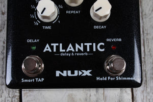 NUX NDR-5 Atlantic Delay and Reverb Pedal Electric Guitar Effects Pedal