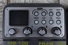 Load image into Gallery viewer, NUX MG-100 Modeling Guitar Processor Electric Guitar Multi Effects Pedal