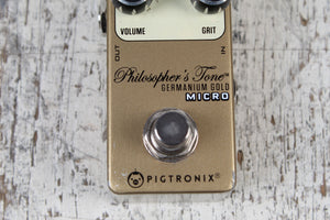 Pigtronix Philosopher's Tone Germanium Gold Micro Compression Effects Pedal