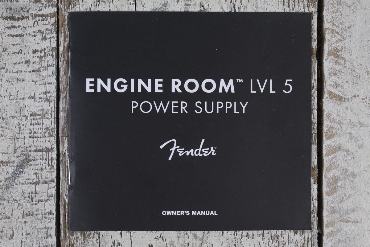 Fender Engine Room LVL5 5 Output Guitar Pedalboard Power Supply