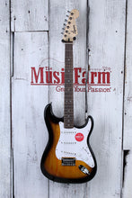 Load image into Gallery viewer, Fender® Squier Bullet Stratocaster HT Electric Guitar Brown Sunburst Finish
