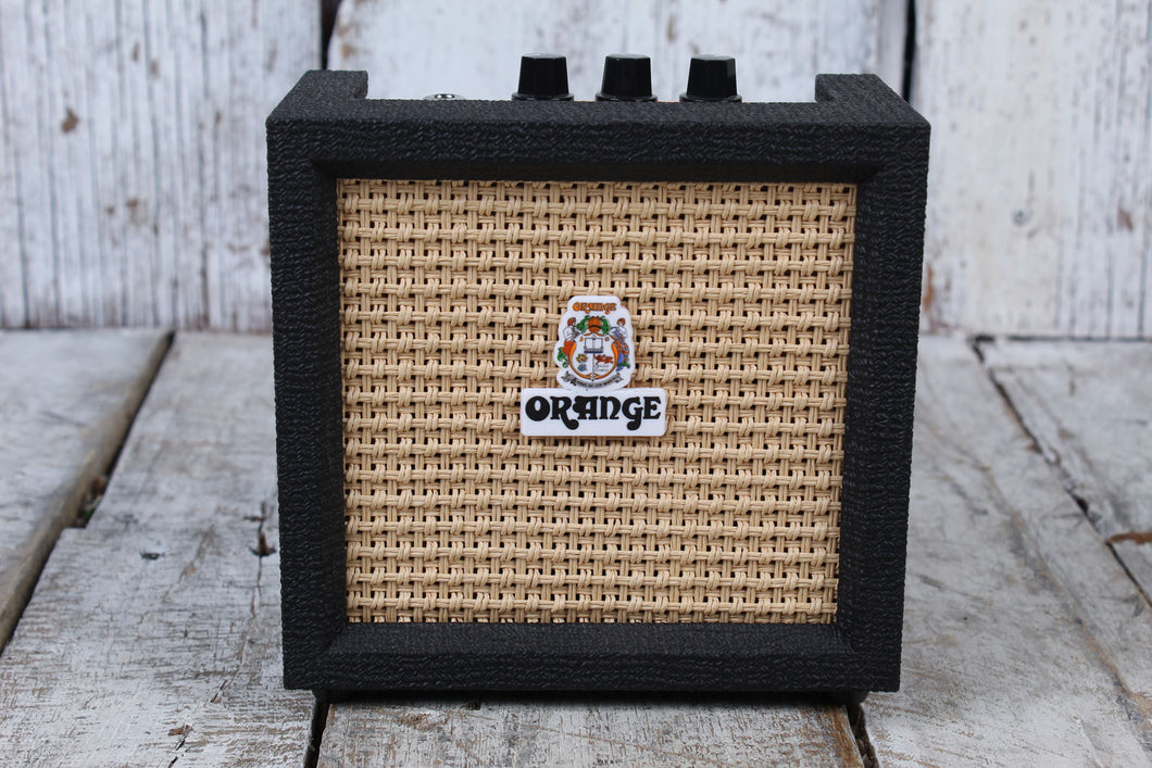 Orange Crush Mini Black Electric Guitar Amplifier 3 Watt Solid State Combo Amp