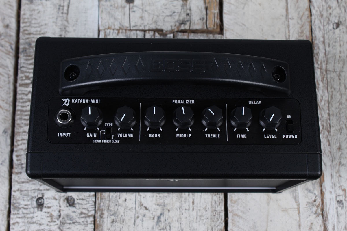 Boss Katana Mini Electric Guitar Amplifier 7 Watt 1 x 4 Combo Amp Black KTN-MINI