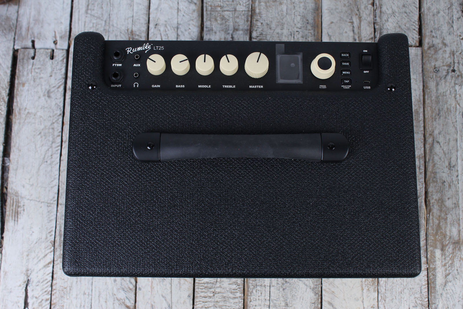 Fender Rumble LT25 Electric Bass Guitar Combo Amplifier 25 Watt 1 x 8 Amp w USB