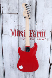 Fender® Squier Mini Stratocaster Electric Guitar 22.75 Inch Scale Dakota Red