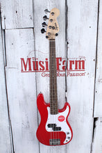 Load image into Gallery viewer, Fender® Squier Mini Precision Bass 4 String Electric P Bass Guitar Dakota Red