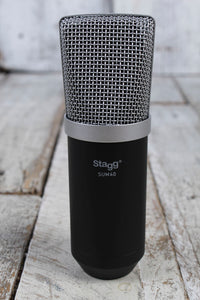 Stagg SUM40 USB Condenser Microphone with Cable and Shock Mount