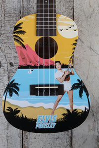 Kala Learn To Play Elvis Blue Hawaii Concert Ukulele Starter Kit KALA-LTP-C-EBH