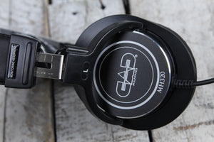 CAD Audio MH320 Closed Back Studio Headphones Soft Leather Ear Pads Black