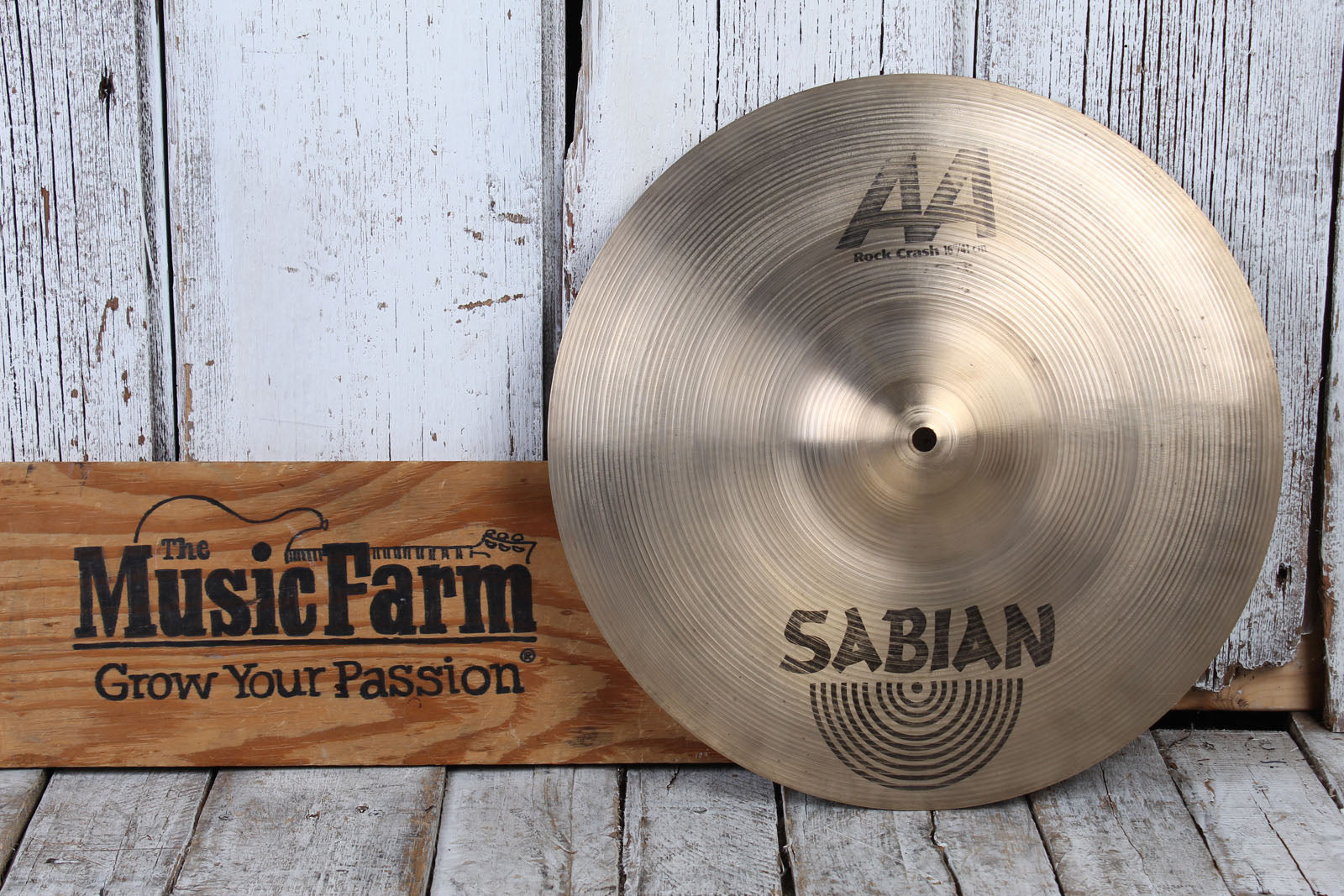 Sabian 16 Inch AA Rock Crash Cymbal 16" Rock Crash Drum Cymbal Secondary image