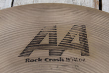 Load image into Gallery viewer, Sabian 16 Inch AA Rock Crash Cymbal 16&quot; Rock Crash Drum Cymbal