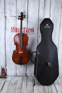 Alfons Kroger 1935 Cello 1/2 Size Cello Made in Bohemia with Case and Bow