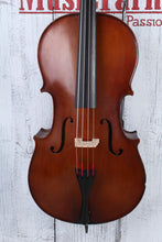 Load image into Gallery viewer, Alfons Kroger 1935 Cello 1/2 Size Cello Made in Bohemia with Case and Bow