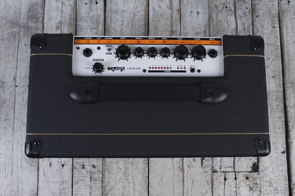 Orange Crush 35RT Electric Guitar Amplifier 35 Watt 1x10 Amp w Reverb & FX Loop Black