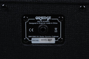 Orange PPC108 Black Micro Terror Extension Guitar Speaker Cabinet 20 Watt Cab