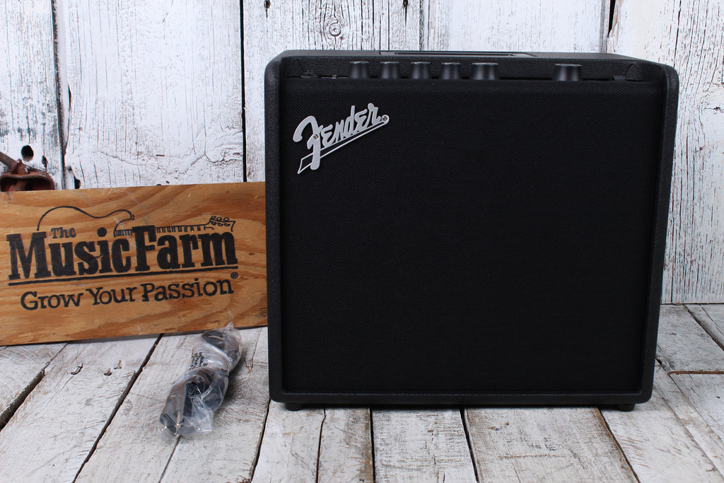 Fender Mustang LT25 Electric Guitar Amplifier 25 Watt 1x8 Combo Amp w 30 Presets