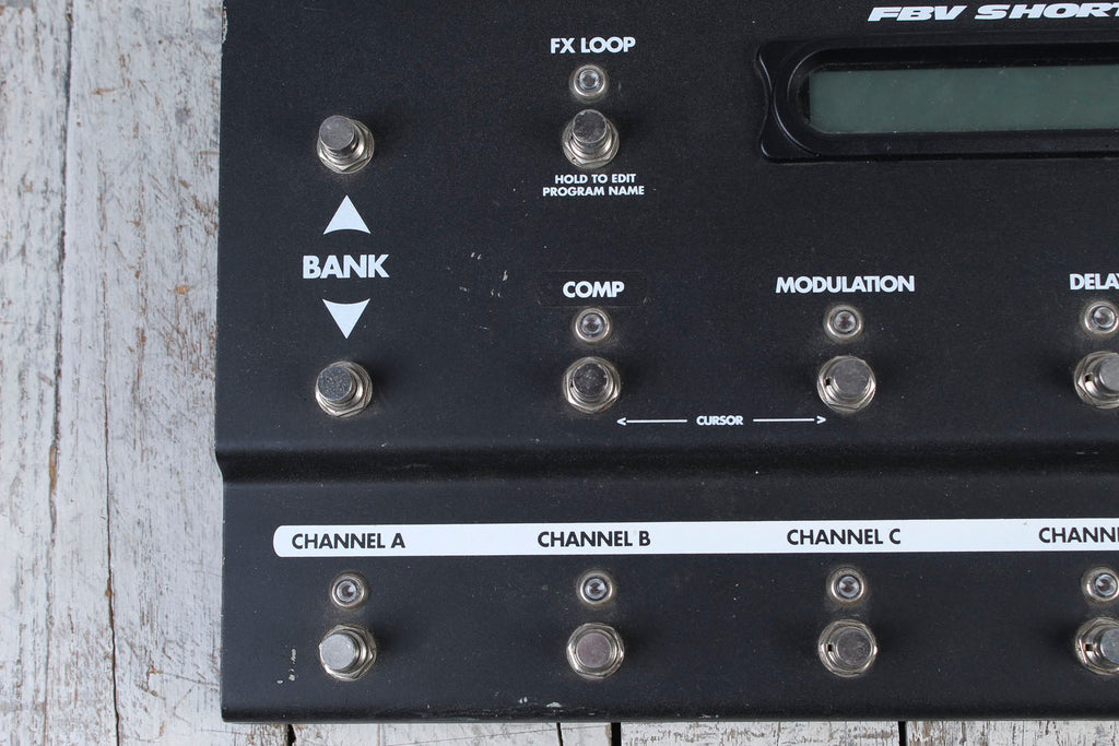 Line 6 FBV Shortboard for Line 6 Spider Amps Foot Control for Line 6 Amplifiers