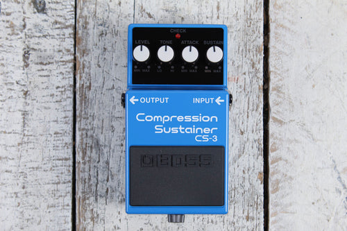 Boss CS-3 Compression Sustainer Pedal Electric Guitar Compressor Effects Pedal