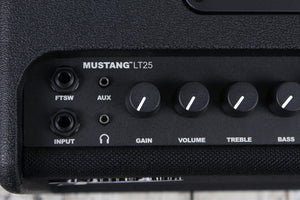 Fender Mustang LT25 Electric Guitar Amplifier 25 Watt 1x8 Combo Amp w 30 Presets