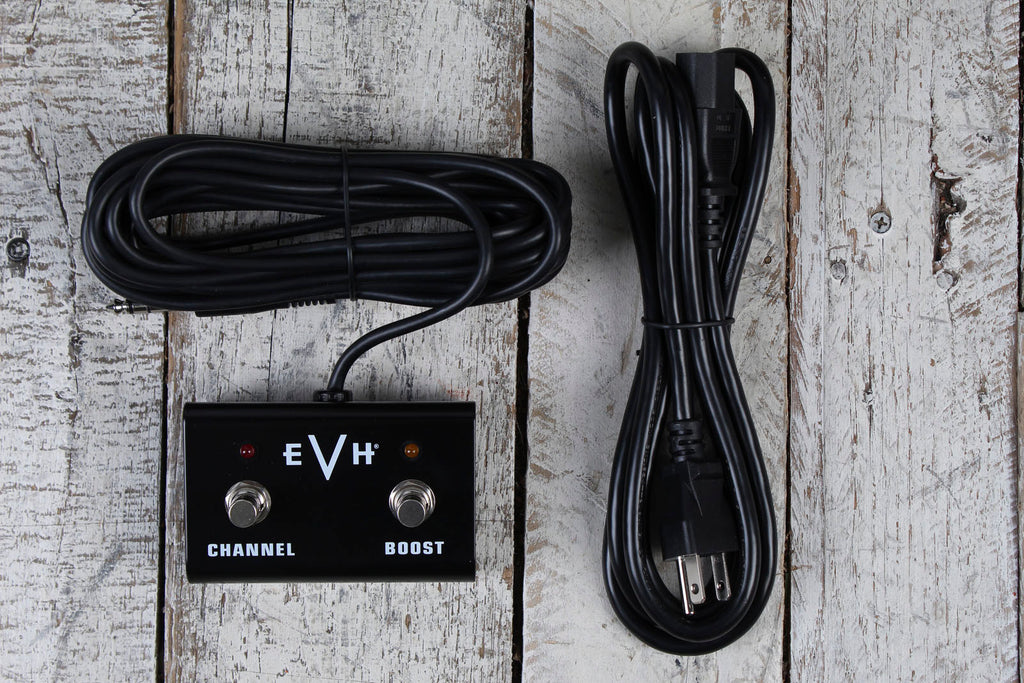 EVH 5150 Iconic Series Electric Guitar Combo Amplifier Ivory with Footswitch