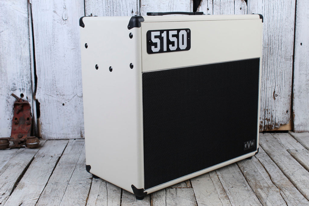 EVH 5150 Iconic Series Electric Guitar Combo Amplifier Ivory with Footswitch