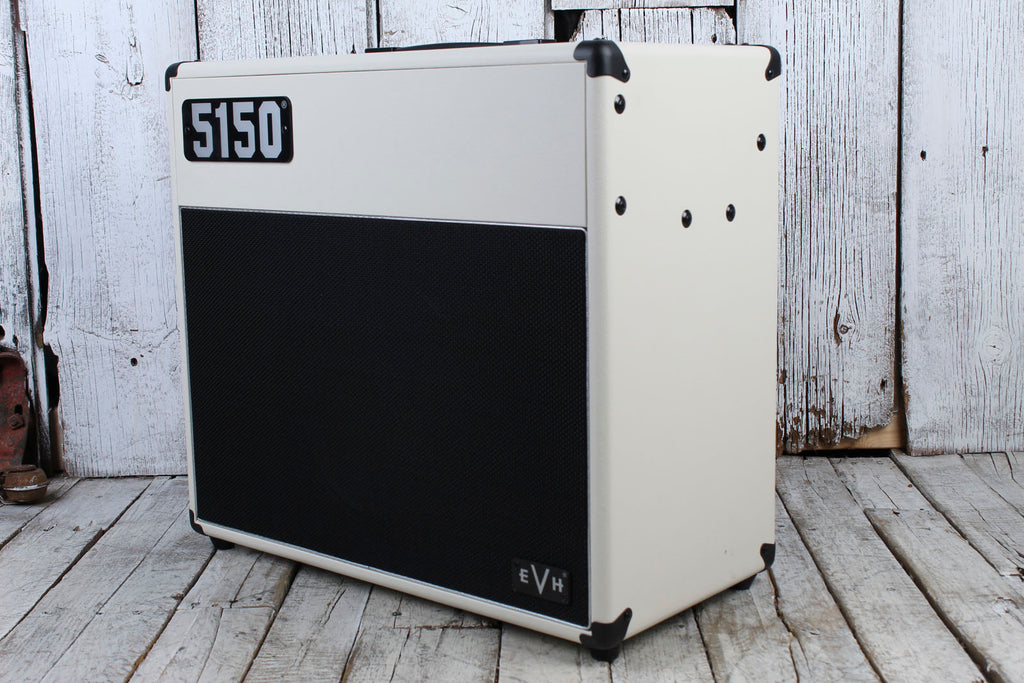 EVH 5150 Iconic Series Electric Guitar Combo Amplifier Ivory with Footswitch