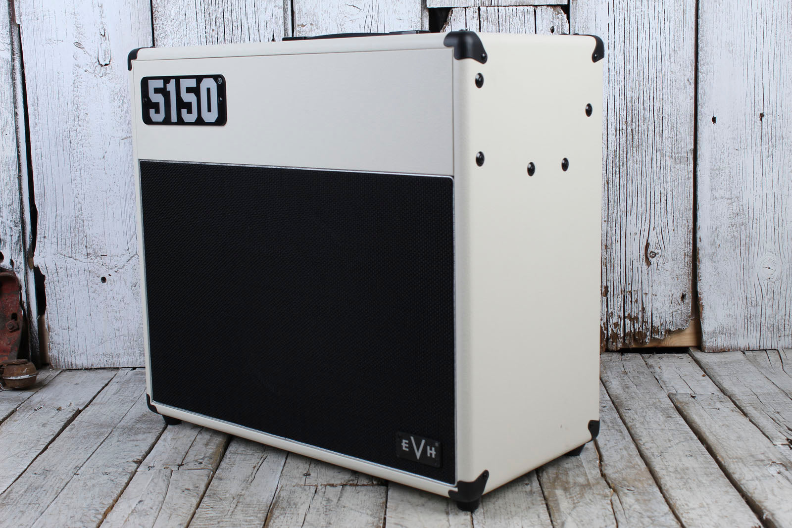EVH 5150 Iconic Series Electric Guitar Combo Amplifier Ivory with Footswitch