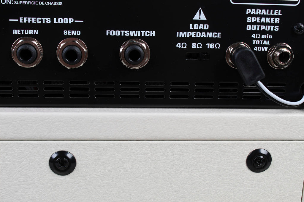EVH 5150 Iconic Series Electric Guitar Combo Amplifier Ivory with Footswitch