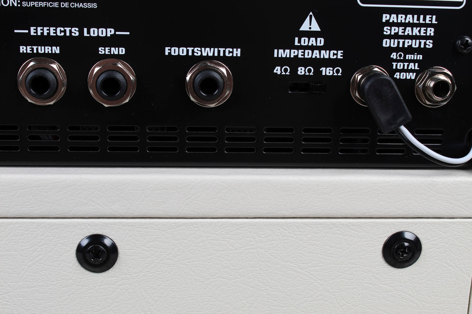 EVH 5150 Iconic Series Electric Guitar Combo Amplifier Ivory with Footswitch