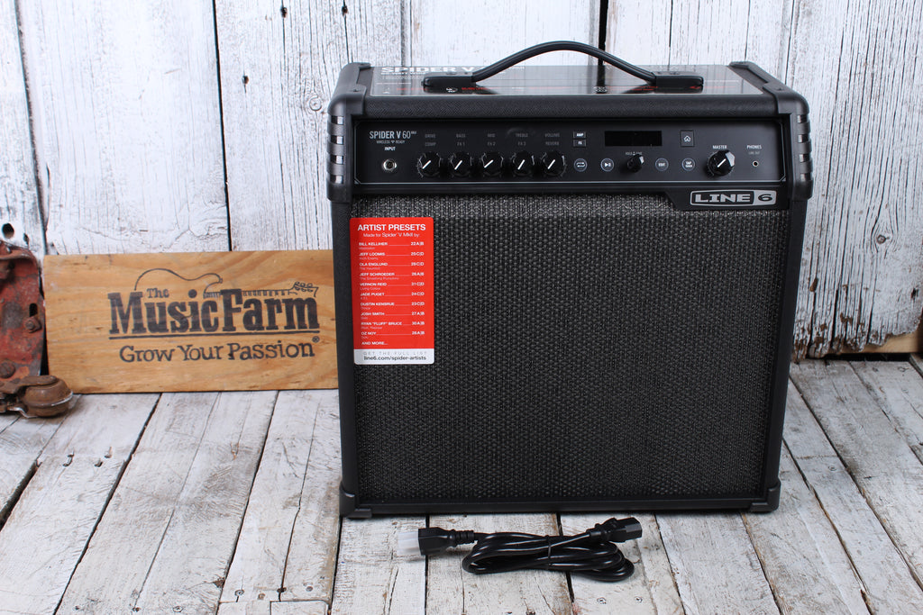 Line 6 Spider V 60 MkII Electric Guitar Amplifier 60 Watt Modeling Combo Amp