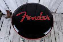 Load image into Gallery viewer, Fender Red Sparkle 30 Inch Barstool Black and Red Swivel Bar Stool