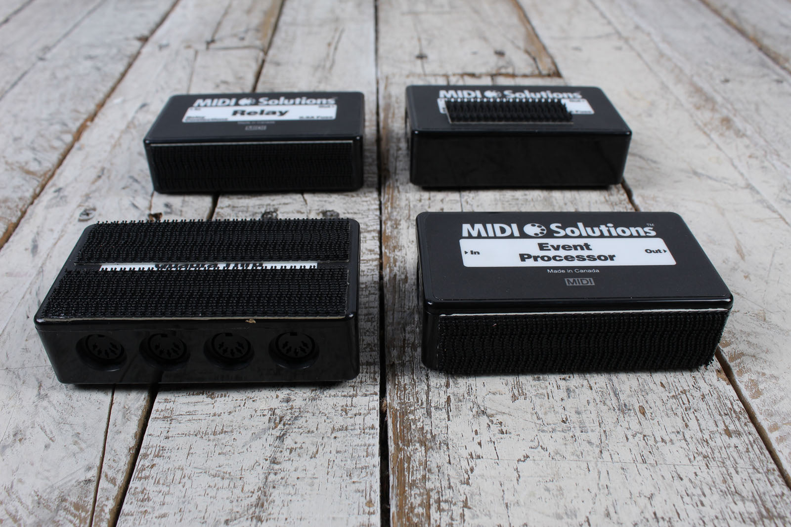 Midi Solutions Event Processor MultiVoltage Quadra Thru & Relay MIDI Interfaces with Cables