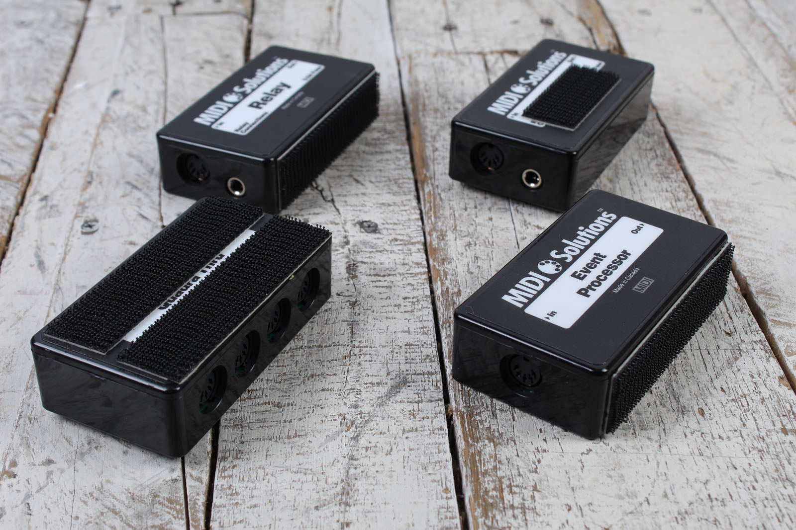 Midi Solutions Event Processor MultiVoltage Quadra Thru & Relay MIDI Interfaces with Cables