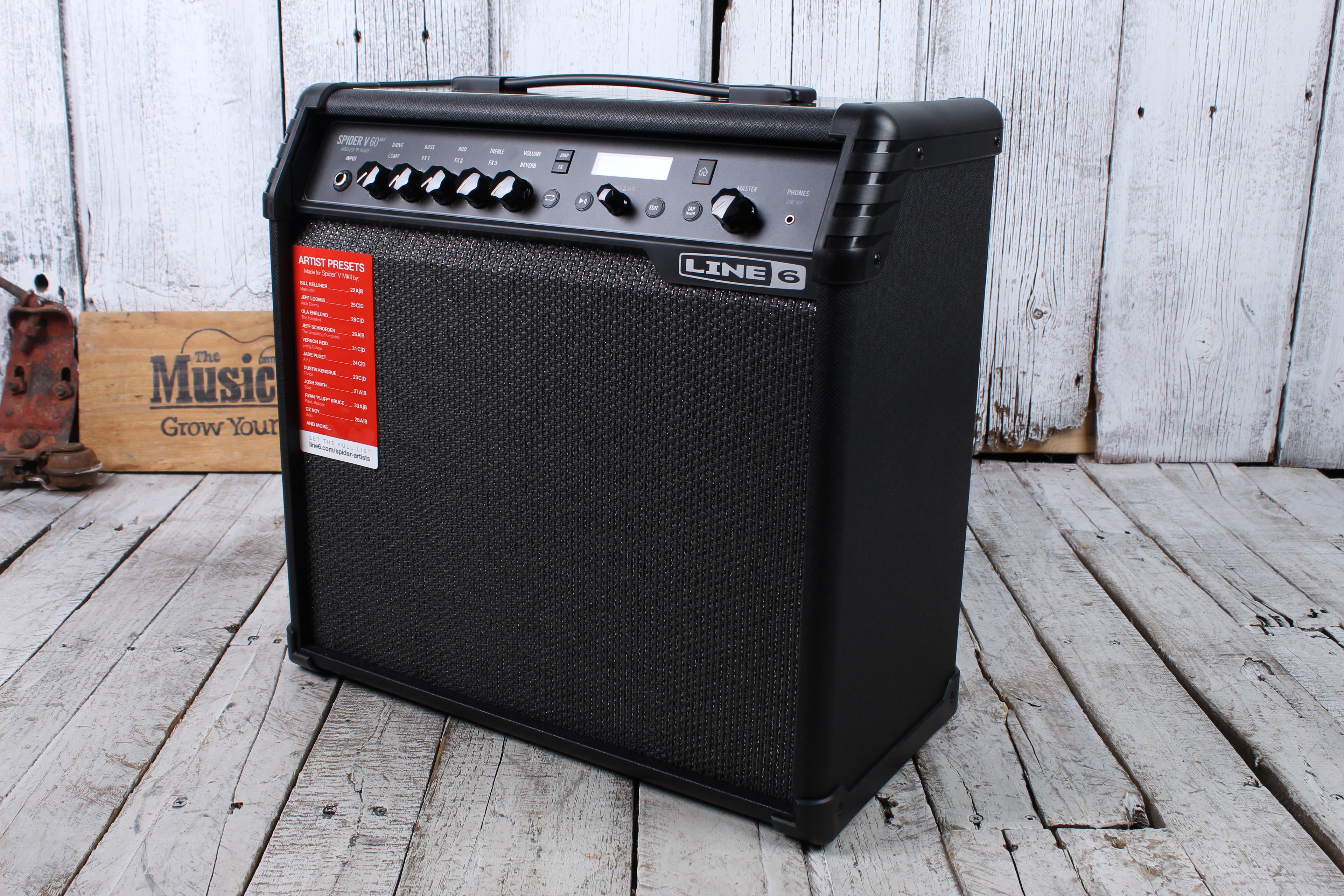 Line 6 Spider V 60 MkII Electric Guitar Amplifier 60 Watt Modeling Combo Amp