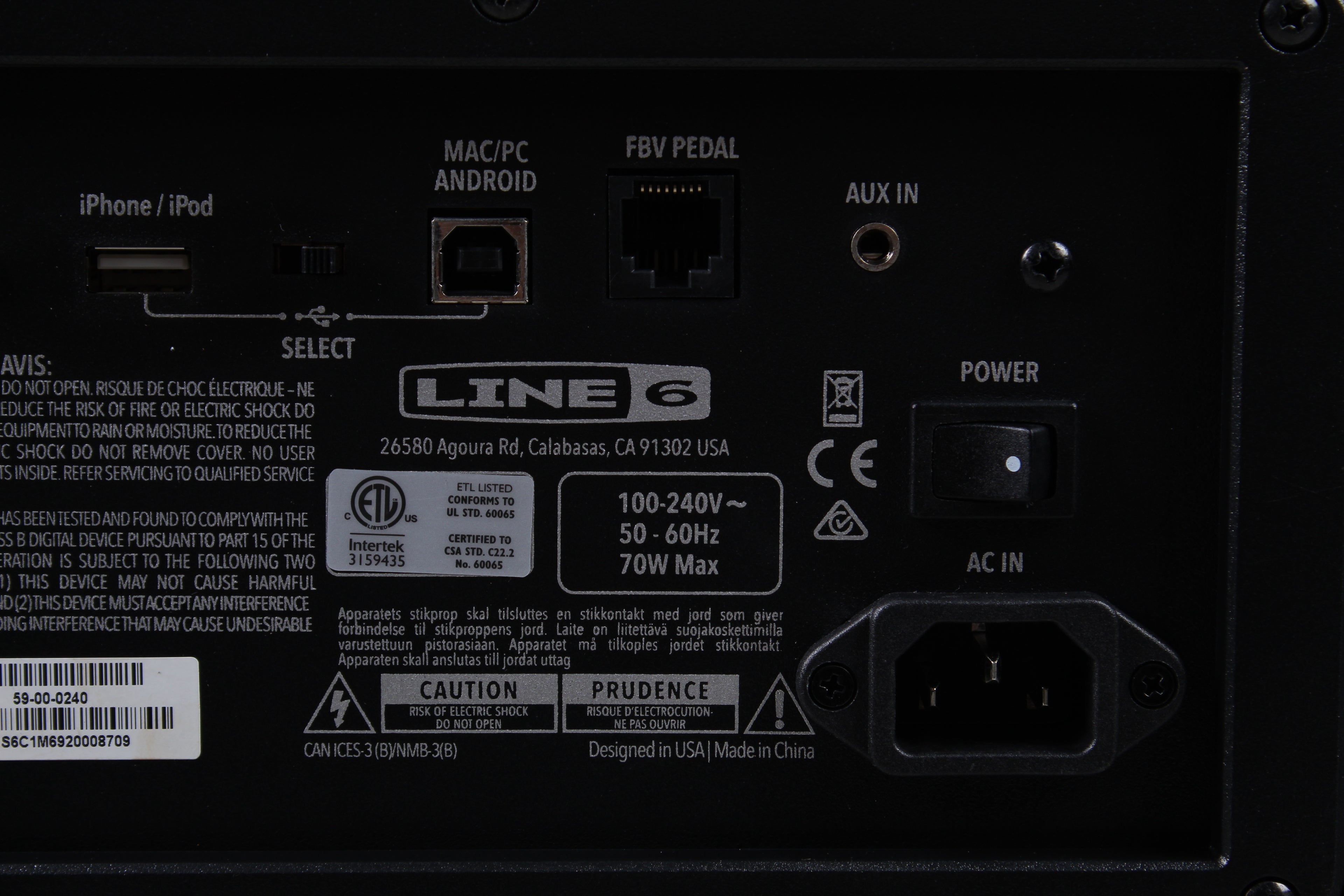 Line 6 Spider V 60 MkII Electric Guitar Amplifier 60 Watt Modeling Combo Amp