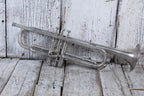 M. Koriot Vintage United States France Bb Silver Trumpet with Hardshell Case