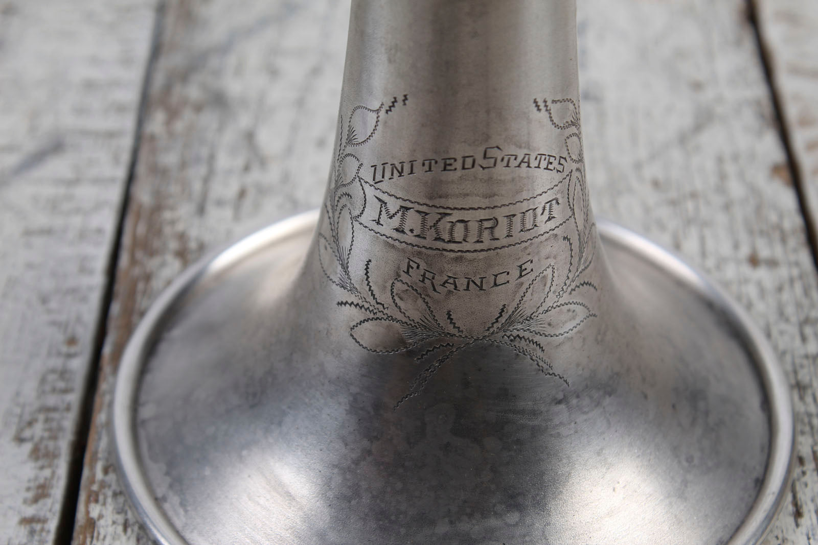 M. Koriot Vintage United States France Bb Silver Trumpet with Hardshell Case