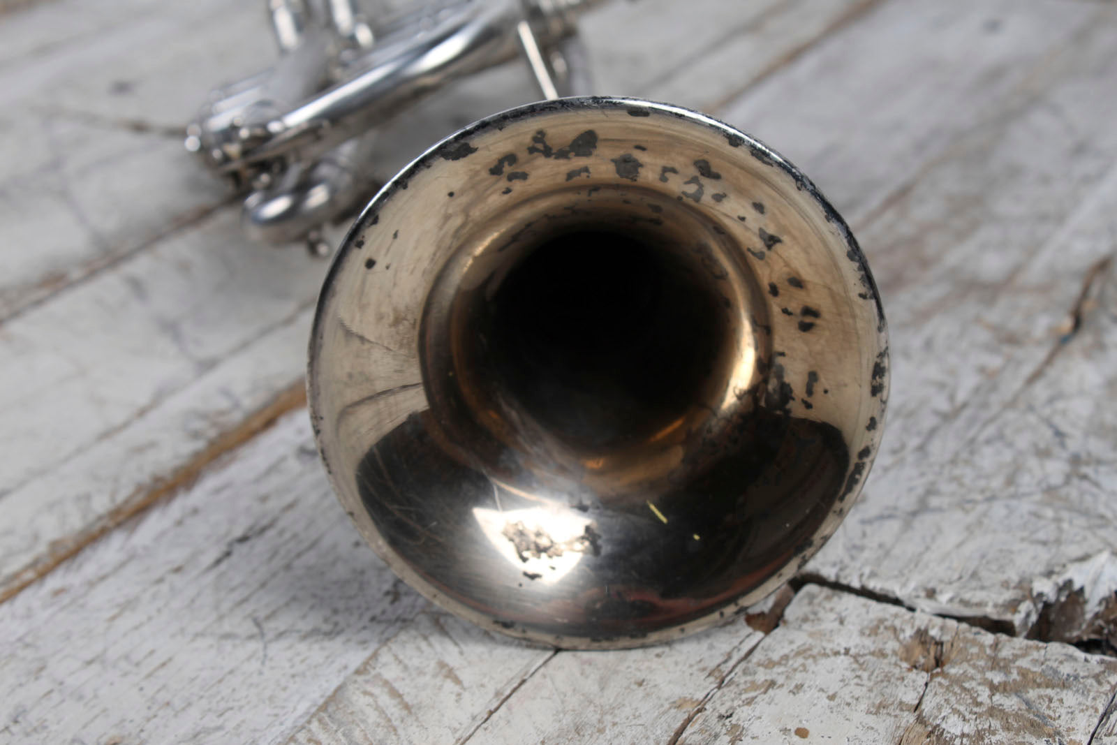 M. Koriot Vintage United States France Bb Silver Trumpet with Hardshell Case
