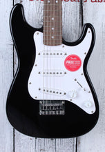 Load image into Gallery viewer, Fender Squier Mini Stratocaster Electric Guitar 22.75 Inch Scale Strat SSS Black