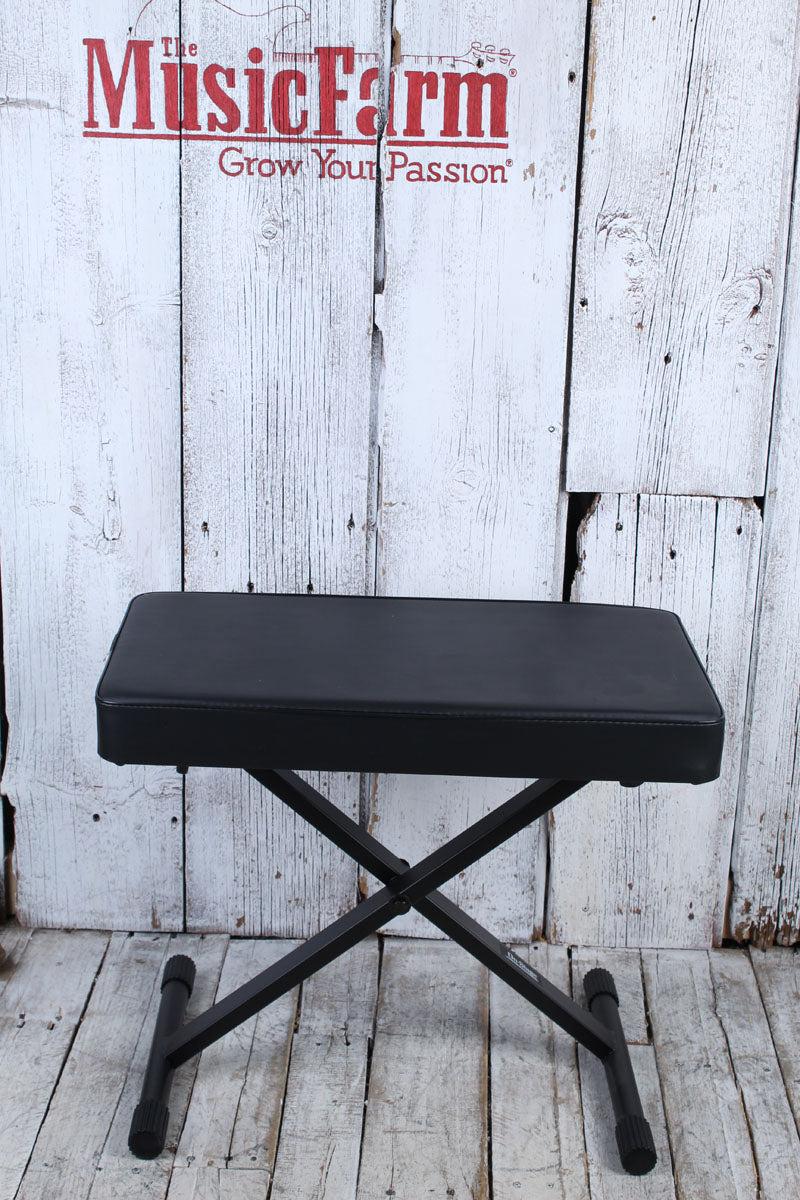 On Stage Deluxe Padded Keyboard Bench X Style Foldable with Padded Seat KT7800+ Secondary image