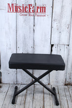 Load image into Gallery viewer, On Stage Deluxe Padded Keyboard Bench X Style Foldable with Padded Seat KT7800+