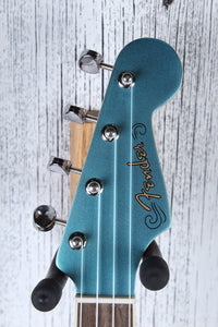Fender Fullerton Jazzmaster Uke Acoustic Electric Concert Body Ukulele Tidepool