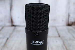 On-Stage AS700 USB Condenser Microphone Studio Quality USB Mic with Accessories