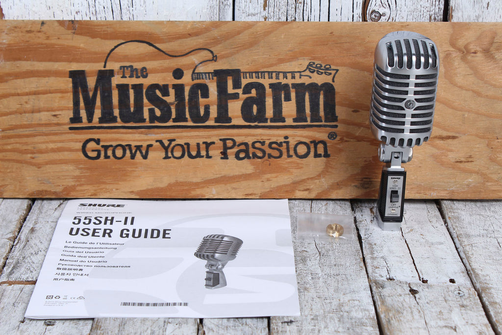 Shure Classic 55SH Series II Iconic Unidyne Deluxe Vocal Dynamic Microphone Mic