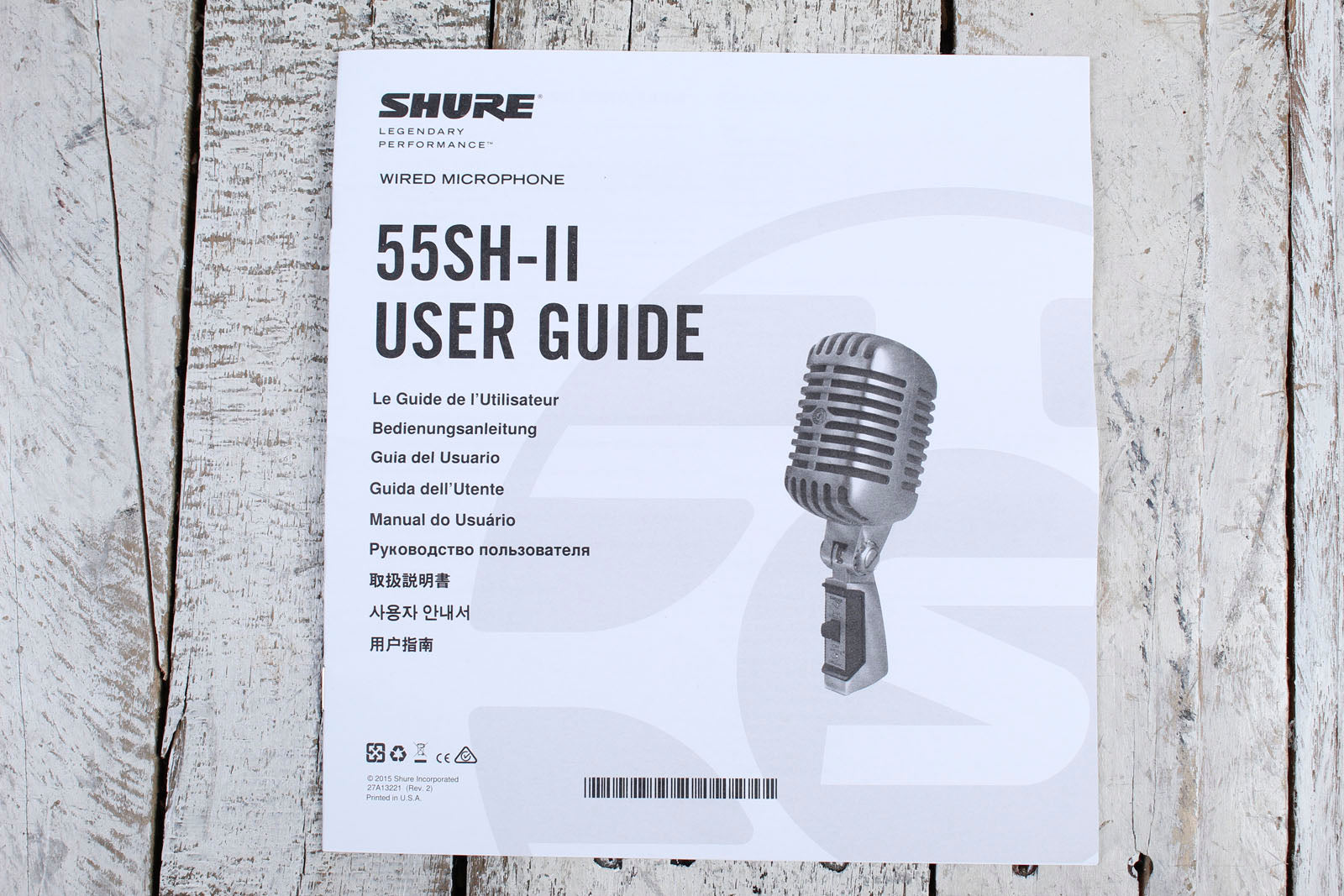 Shure Classic 55SH Series II Iconic Unidyne Deluxe Vocal Dynamic Microphone Mic