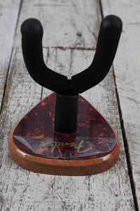 Fender 351 Guitar Pick Guitar Wall Hanger with Mounting Hardware Tortoiseshell