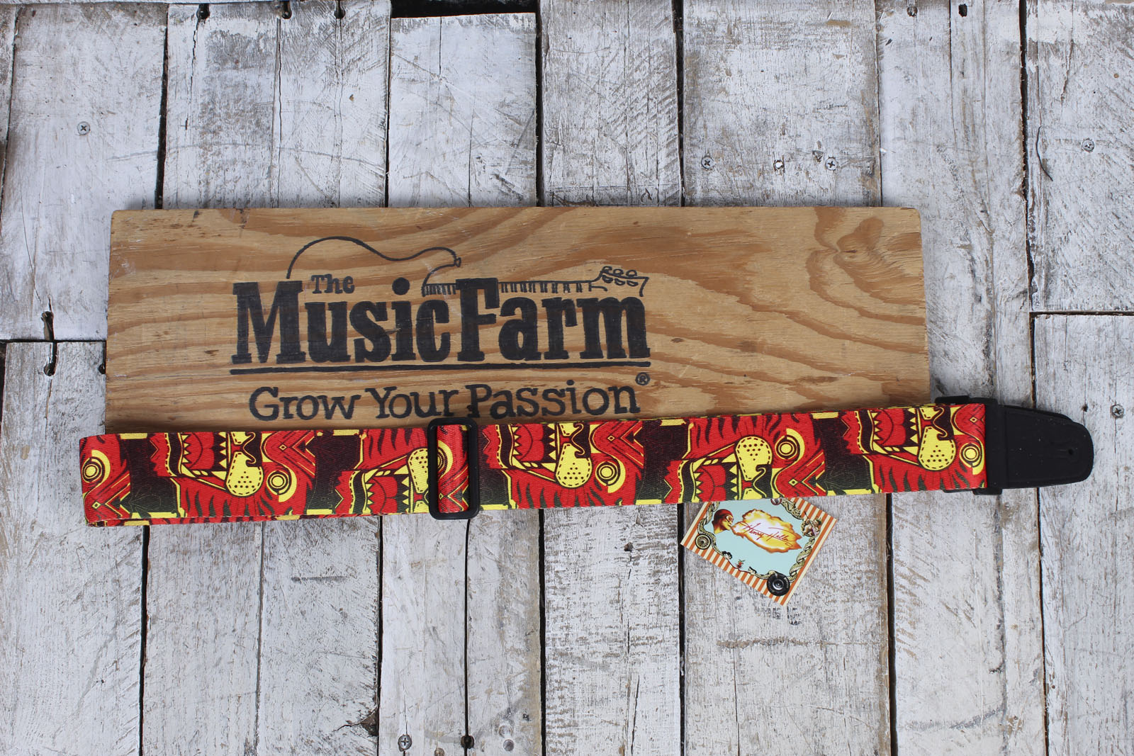 Henry Heller Artist Series 2" Wide Sublimation Printed Guitar Strap Secondary image
